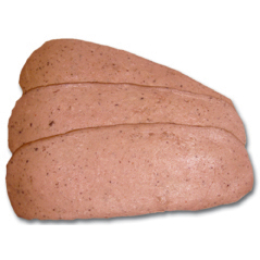 Pain de donair effiloché.